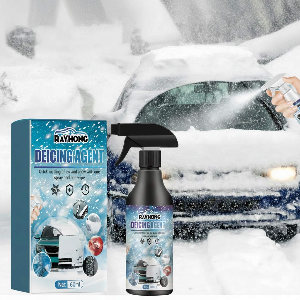 ❄️MAGIČNI SPREJ ZA TOPLJENJE LEDA - Recite zbogom struganju!