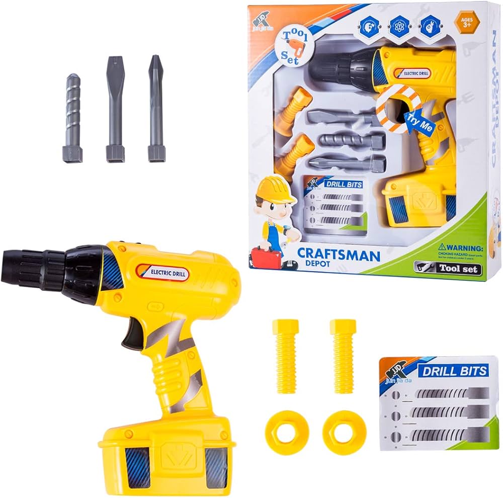 Električna Busilica sa 3 nastavka - Za Male Majstore!