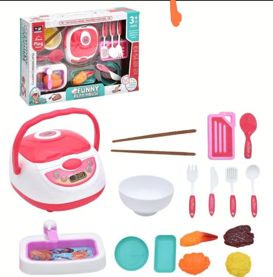Dečiji Kuhinjski Set sa Sudoperom i Priborom
