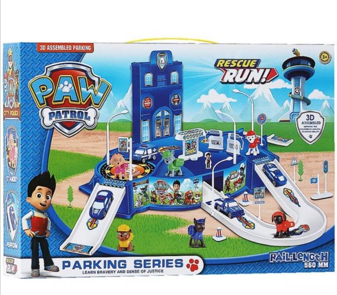 Patrolne Šape - Veliki Parking Set sa Stazama i Herojima!