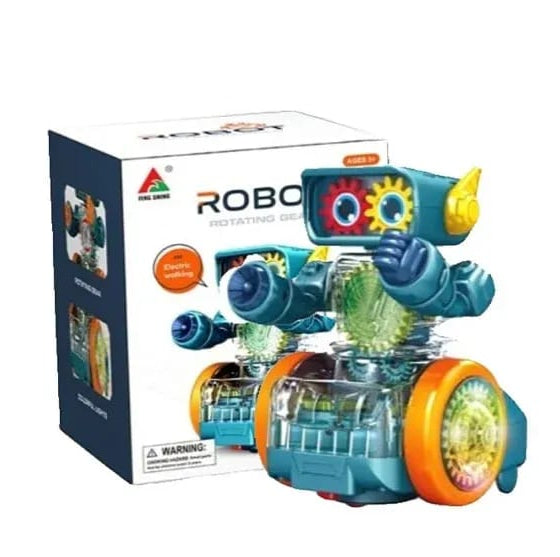 Robot Gear: Interaktivni Robot sa Rotirajućim Zupčanicima, Svetlom i Zvukom!